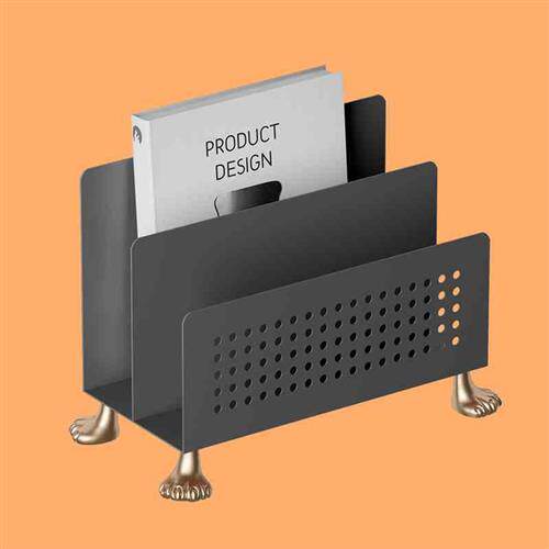 极速新品空之喵喵简约猫爪书桌置物架放书小型牀头书架桌面办公品