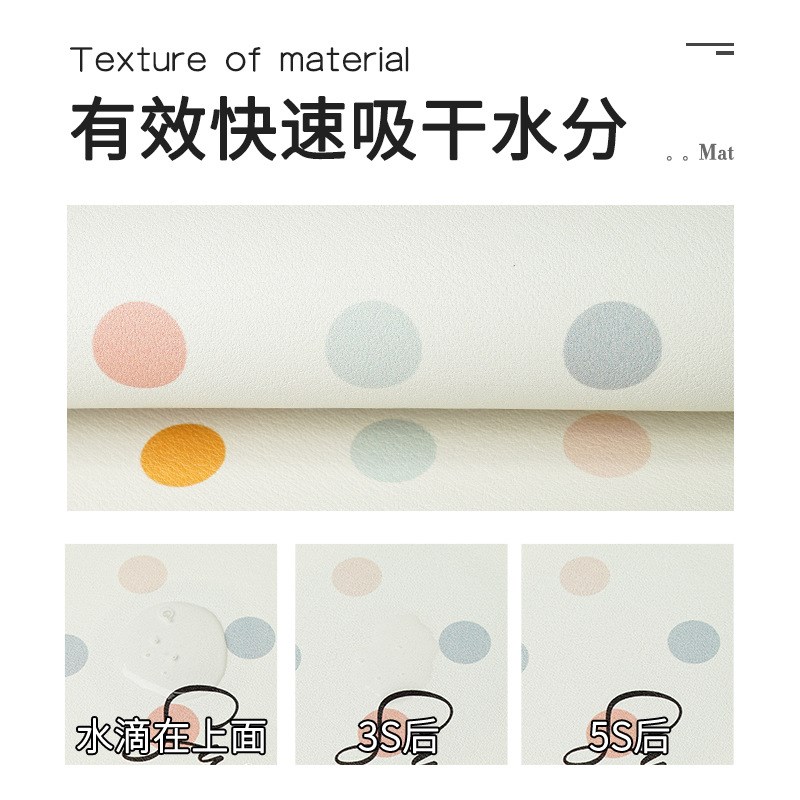 奶油风厨房沥水垫台面吸水垫免洗碗盘干燥垫子吧台硅藻泥隔热杯垫