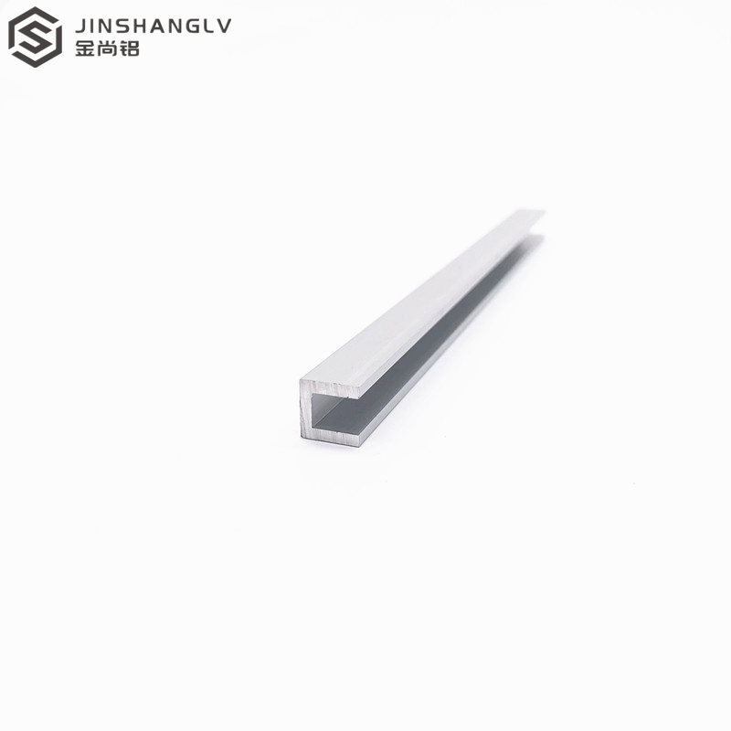 铝合金u型槽10x10x2包边扣条玻璃卡槽u形铝槽铝合金型材边框u槽铝