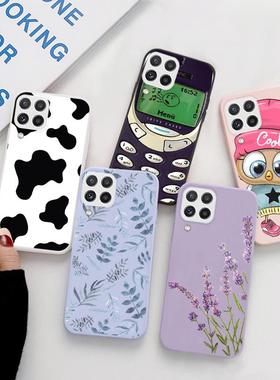 For Samsung Galaxy A22 4G A 22 5G Case Flower Phone Coque Fo