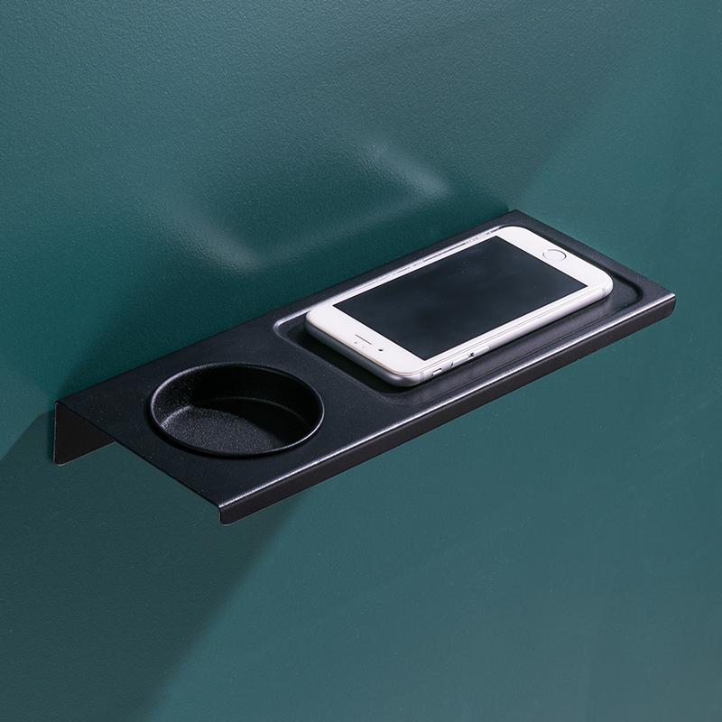 隆凤304不锈钢烟灰缸置物架墙上放手机厕所浴室化妆室小架子