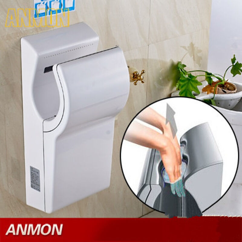 Anmon高速干手器酒店全自动感应卫生间烘手机全自动感应快速智能