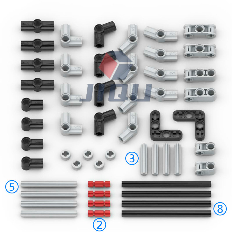 MOC Technologie Ziegel Zubeh?r Gro? Getriebe Kreuz Achsen