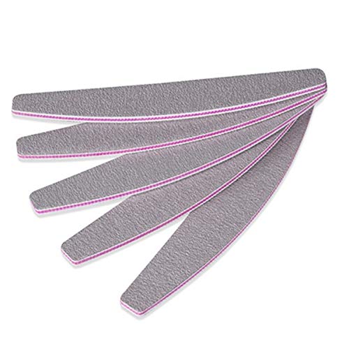 5Pcs Nail Files 100/180 Grit Professional Manicure Repair Ac