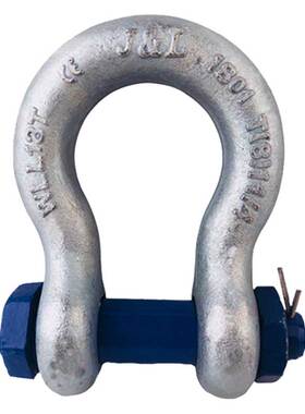 巨力索具T级卸扣T8-BX型高强度弓型带螺母马蹄形5T7T18T21T30T40T