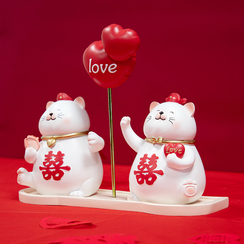 极速订婚结婚礼物送新人闺蜜礼品新婚卧室摆件一对装饰品婚房婚庆