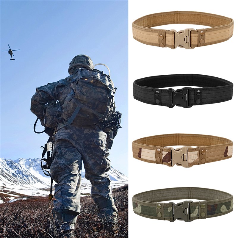 2021 New Army Style Combat Belts Quick Release Tactical Belt