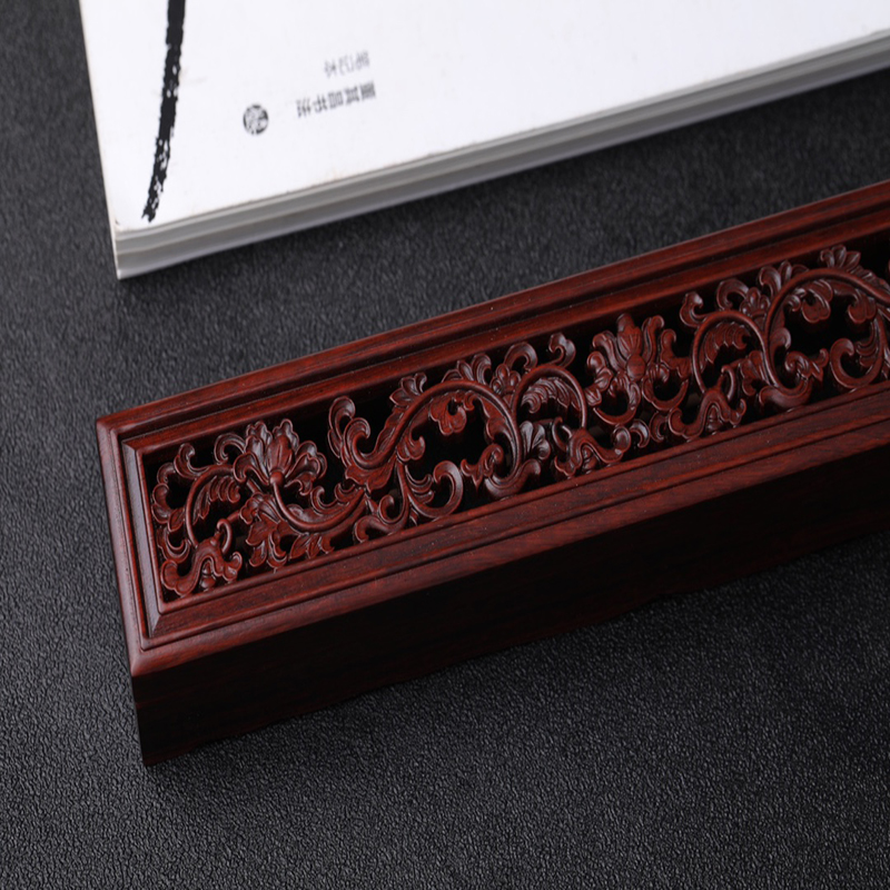 极速全新紫檀木卧香盒复古怀旧复古风文雅家用室内熏香炉镂空