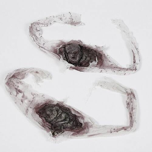 极速Halloween Tricky Belt Horror Decoration Props Belt  Scar
