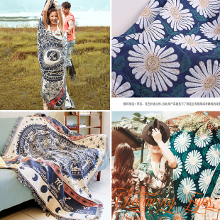 新款 旅拍道具 毯子 婚纱摄影样片 外景拍照 星座 披肩布云南丽江