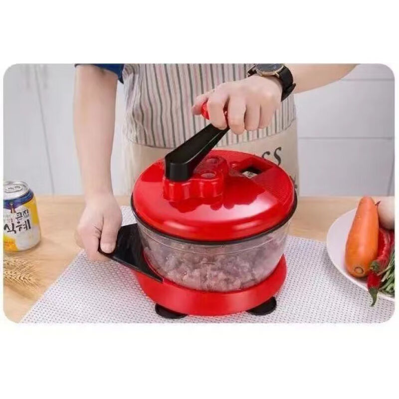 手动绞肉机家用手摇搅拌器饺子馅碎菜机搅肉切辣椒神器小型料理机
