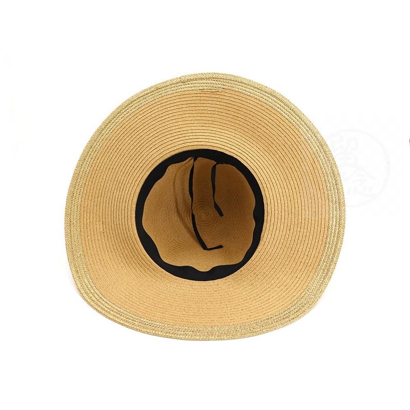 新品。Women's foldable straw hat outdoor seaside beach hat s