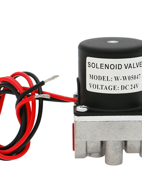 OTC电磁阀W-W05047二保焊机送丝机配件气保焊机气阀DC-24V控制阀