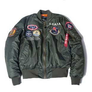 极速A USAFA bombac? vintage u?u? pilot abd hava ceket