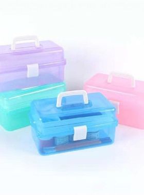 Plastic Jewelry Container Dust-proof Large-capacity Home