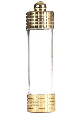 大藏禅饰 藏式透明圆柱空瓶嘎乌盒吊坠情侣款嘎乌盒吊坠挂件用品