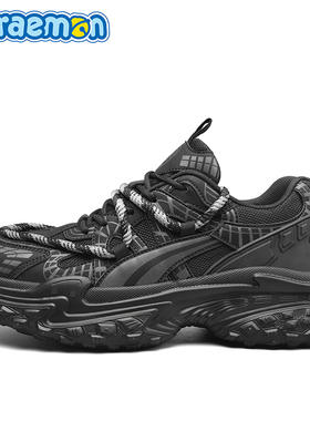 Doraemon哆啦A梦丨老爹鞋男款2025秋冬新款解构增高青少年男鞋子