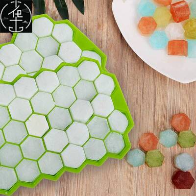 极速Ice Cube Mker Silicones Ice Mould Honeycomb Ice Cube Try