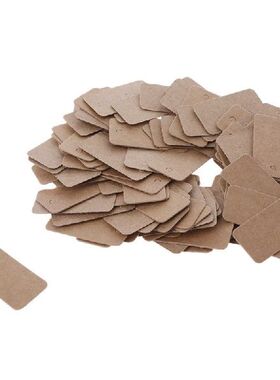 极速P82D 100pcs Vintage Kraft Paper Gift Cards Hang Tags
