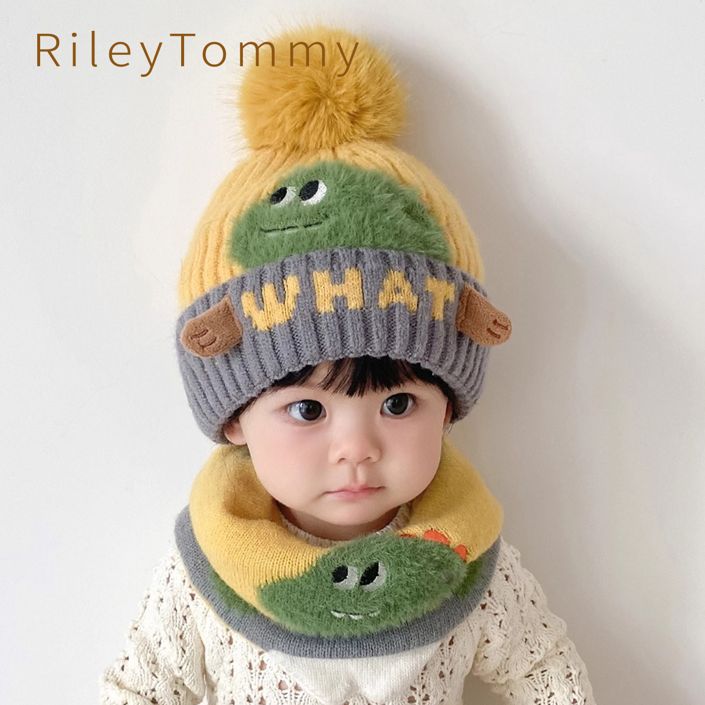 英国RileyTommy护耳保暖毛线帽