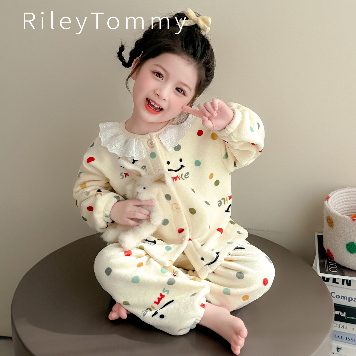 英国RileyTommy秋冬季儿童睡衣