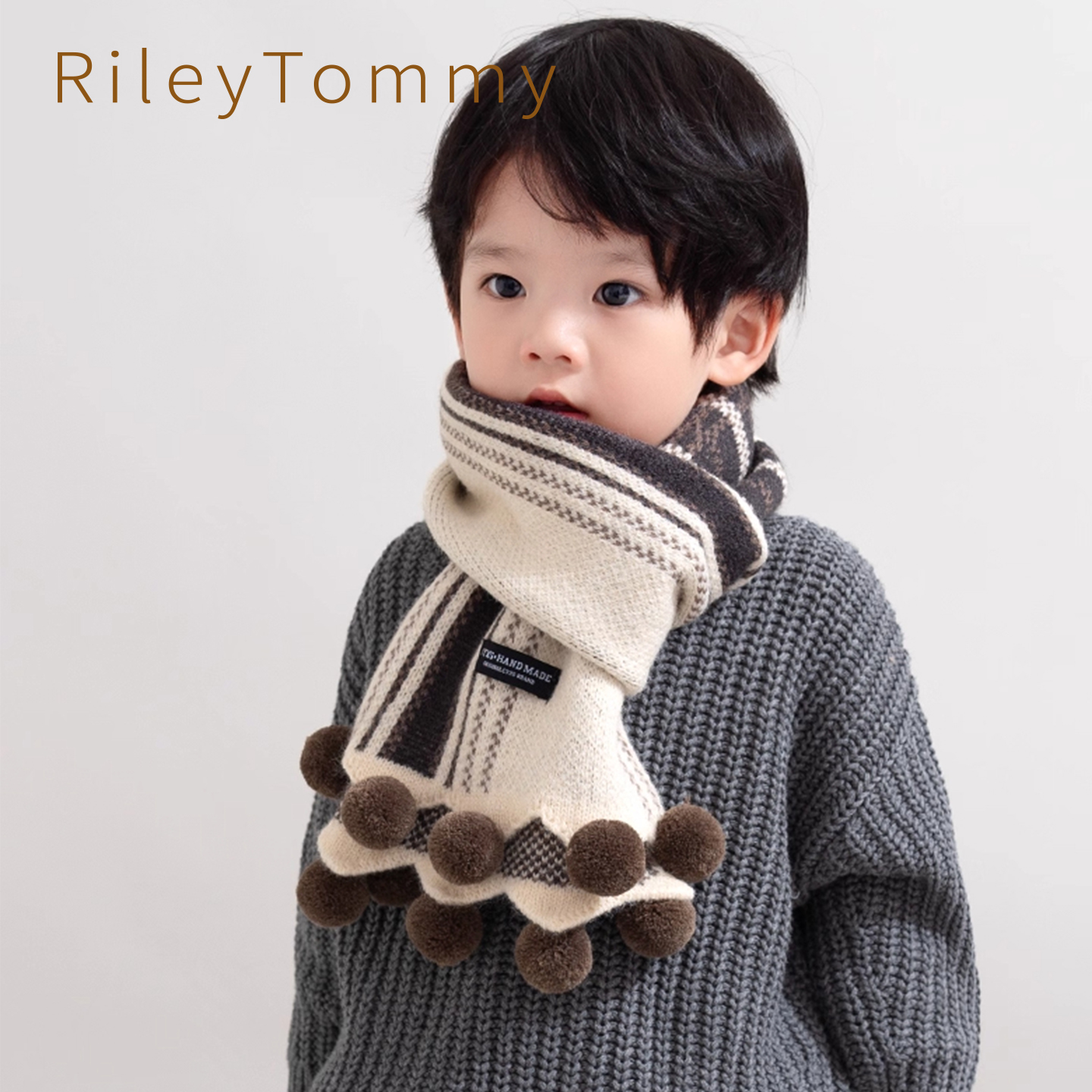 英国RileyTommy保暖护颈款围巾