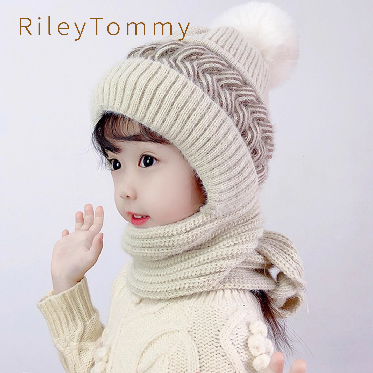 英国RileyTommy护耳款保暖围巾