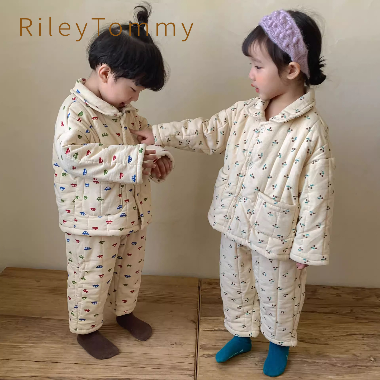 英国RileyTommy女童家居服套装