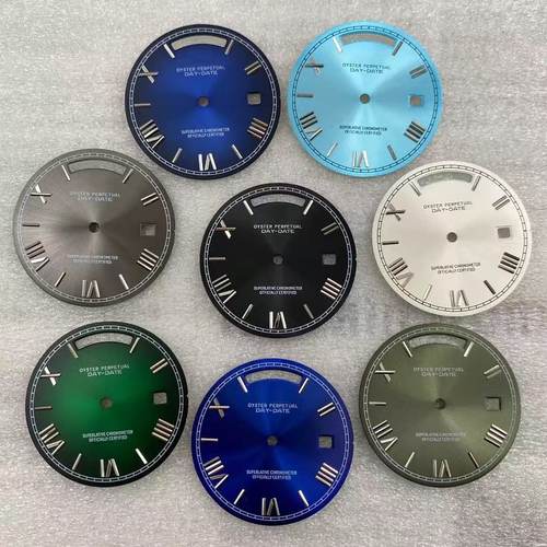 新款改装8285机壳+带套装罗马钉表盘装8285机芯