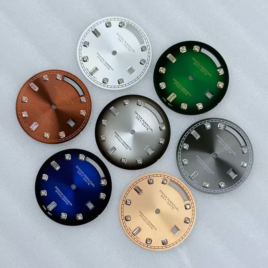 表盘字面8285机  改装手表配件31 mm  适装美优达8285机芯