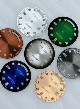 表盘字面8285机  改装手表配件31 mm  适装美优达8285机芯