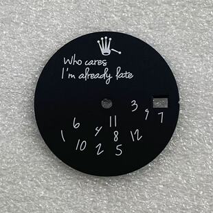 NH36探一探二 DIY表盘28.5mm表盘字面适合NH35 新款 日志改装