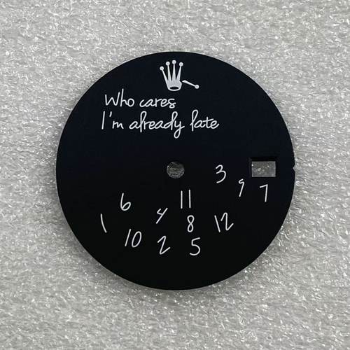 新款日志改装DIY表盘28.5mm表盘字面适合NH35/NH36探一探二