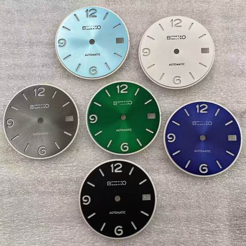 NH35表盘手表改装配件28.5mm双层表盘适合NH36机芯手表配件