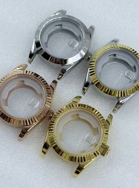 NH05机 手表壳带31 mm女款牙边壳 蓝宝石玻璃 适配24.5 mm表盘