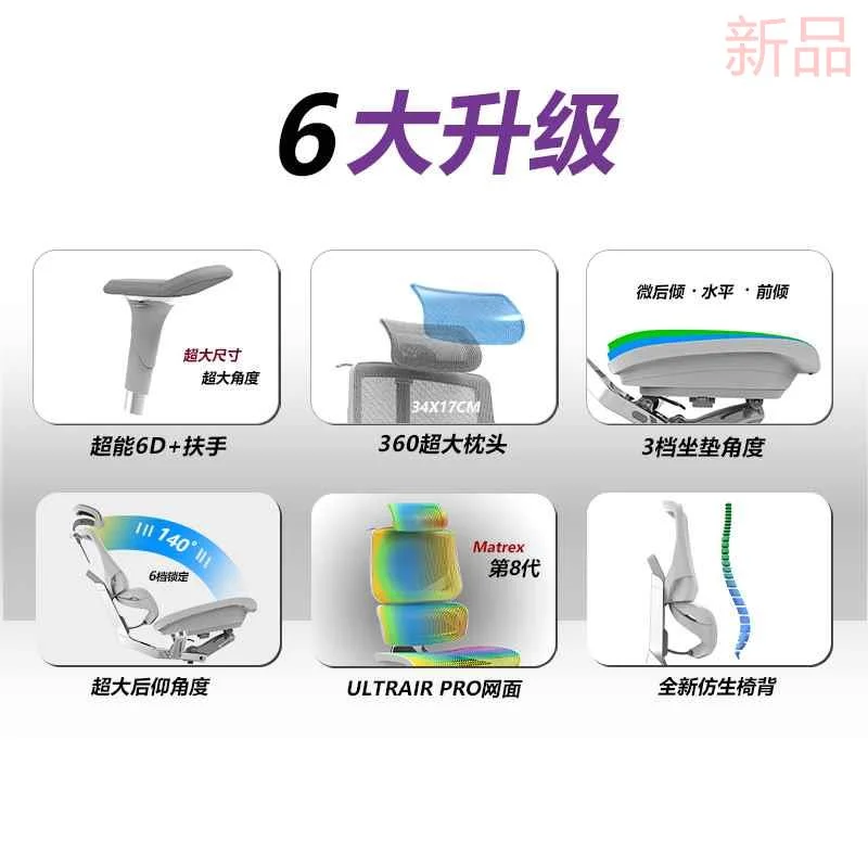 ErgomaxEm peror2 PROMAX 高迈思电脑椅人体工学椅家用电竞办新品