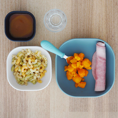 BEABA儿童餐具硅胶防摔