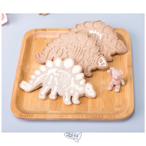 极速3D Dinosaur Cookies Cutter Mold Dinosaur Biscuit Embossi