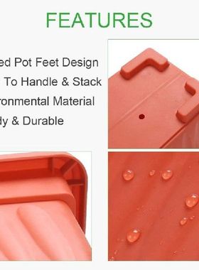 Quality 3 Packs 17 Inches Terracotta Color Flower Window