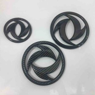 适用于东风风光580前后车标560后尾标中网标志改装黑色前后标