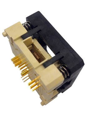 厂家QFN32老化座 44间距烧录座 ICSOCKET QFN32-0.4翻盖测试座