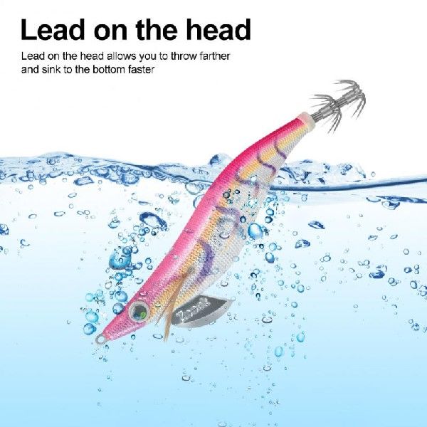 1PCS Fishing Lure Shrimp For Squid Hook/Jigs 3.5 Cuttlefish