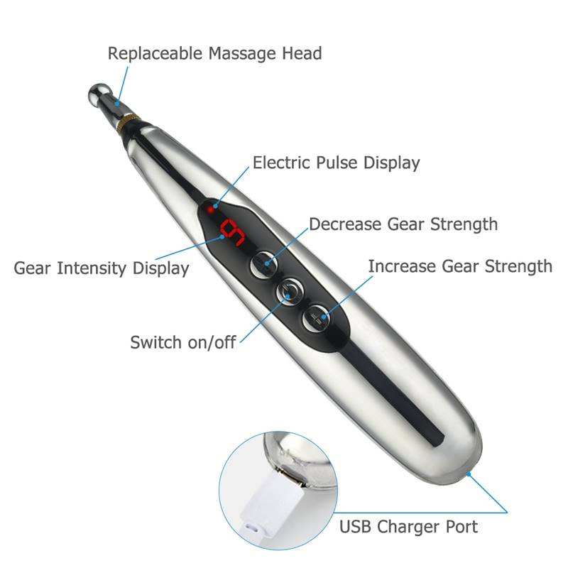 Electric Acupuncture Pen Rechargeable Acupuncture Pen
