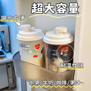 便携冷萃杯冷水杯随手杯冰箱冷水壶轻巧家用食品级夏日外带冷冻杯