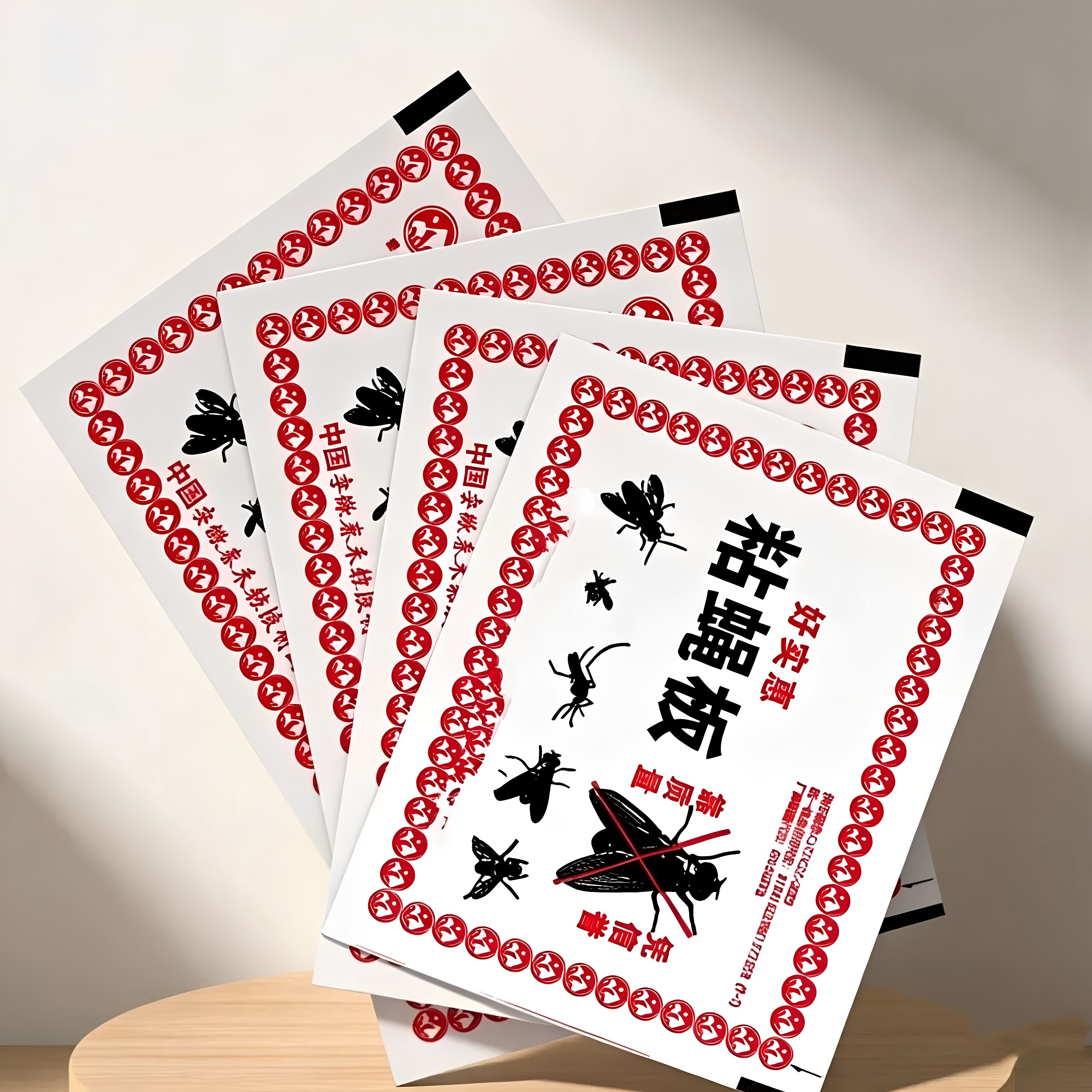 强力粘蝇板苍蝇贴灭蚊蝇新神器捕蝇粘蝇纸粘虫板无毒家用苍蝇批发