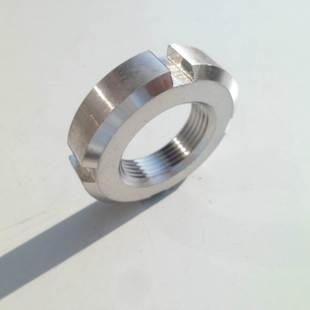 GB812304不锈钢圆螺母开槽螺帽M34M35M36M37M38M39M40M42 1.5