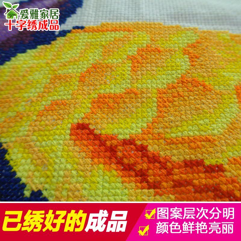 极速花开富贵十字绣家和万事兴成品机绣大幅现货挂画客厅出售大画