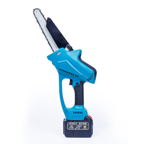 极速电链锯小型无刷高速8寸锂电锯充电式无线家用手持伐木锯厂家