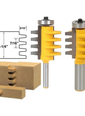 14 12 8 Handles ank Rail Reversible Finger Joint Bit Con