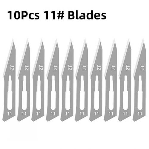 极速Carbon Steel Scalpel Blades + Handle Scalpel + Metal Box